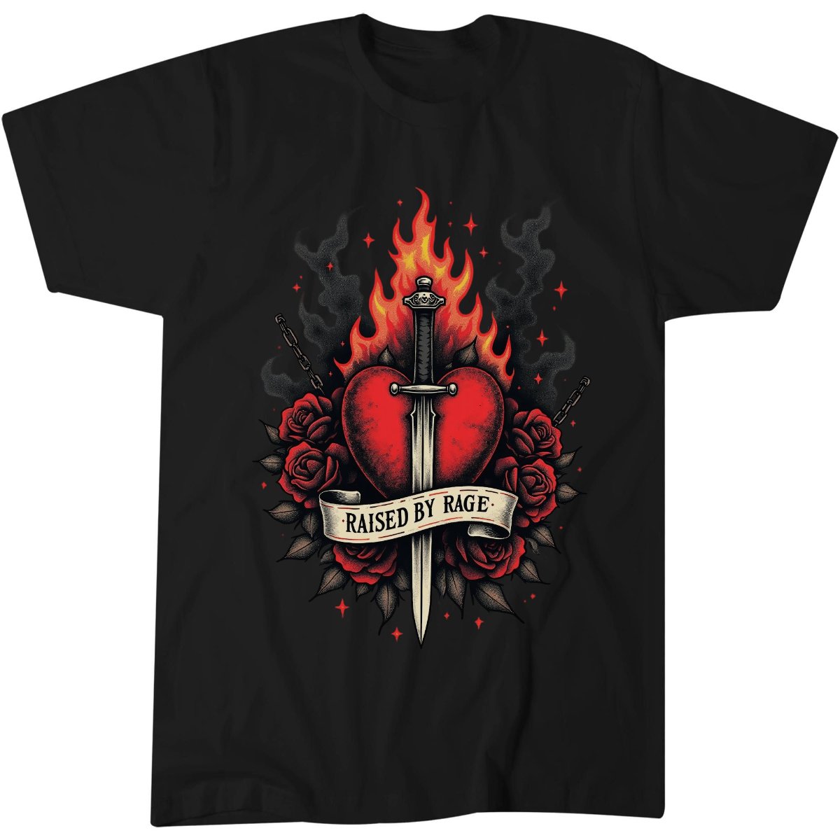 Raised By Rage Shirt, Witchy Feminist Gift Tee, Fierce Witch T-Shirt