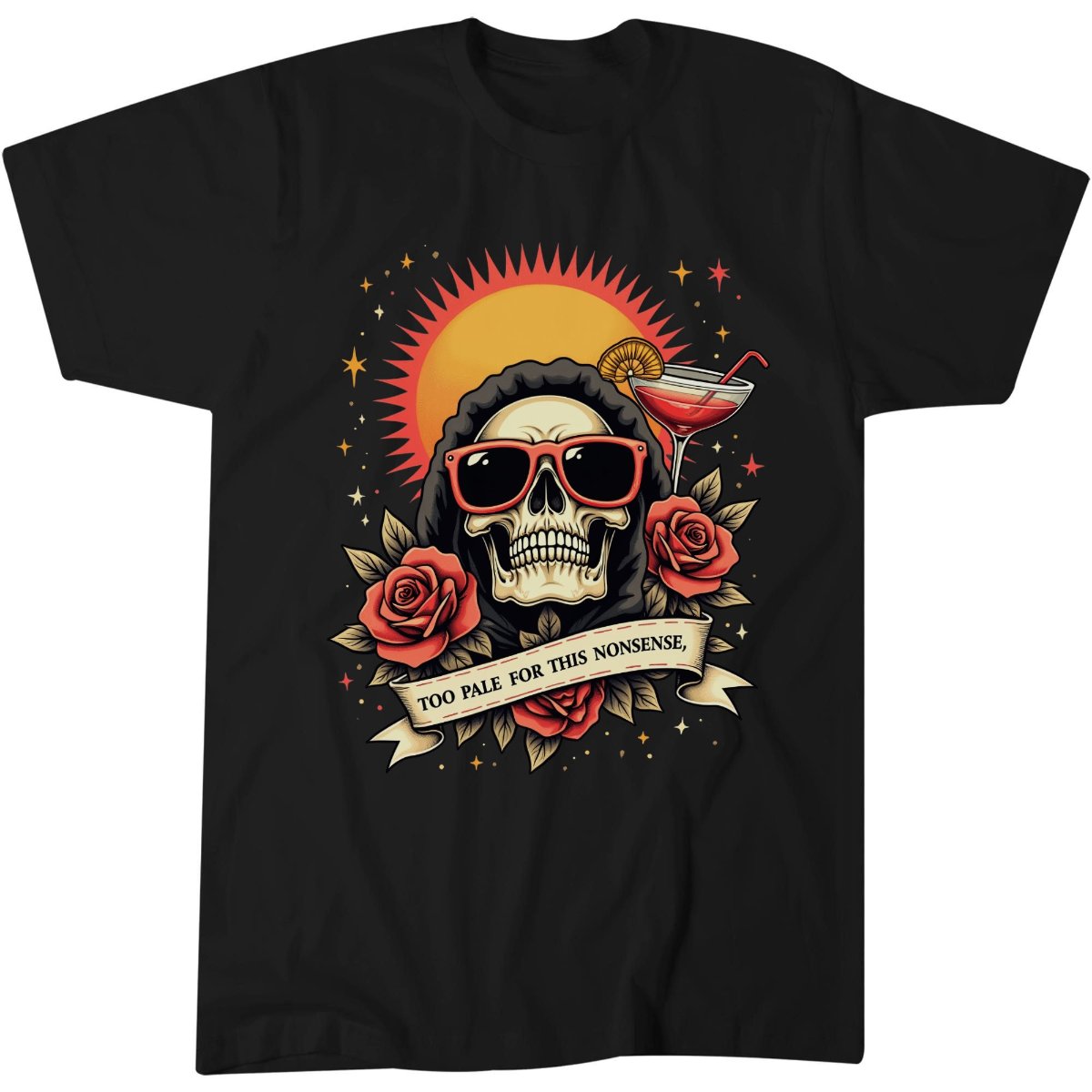 Walkies Or Death Shirt, Pub Lover Dog Mom Gift Idea Tee, Dark Gothic T-Shirt 15