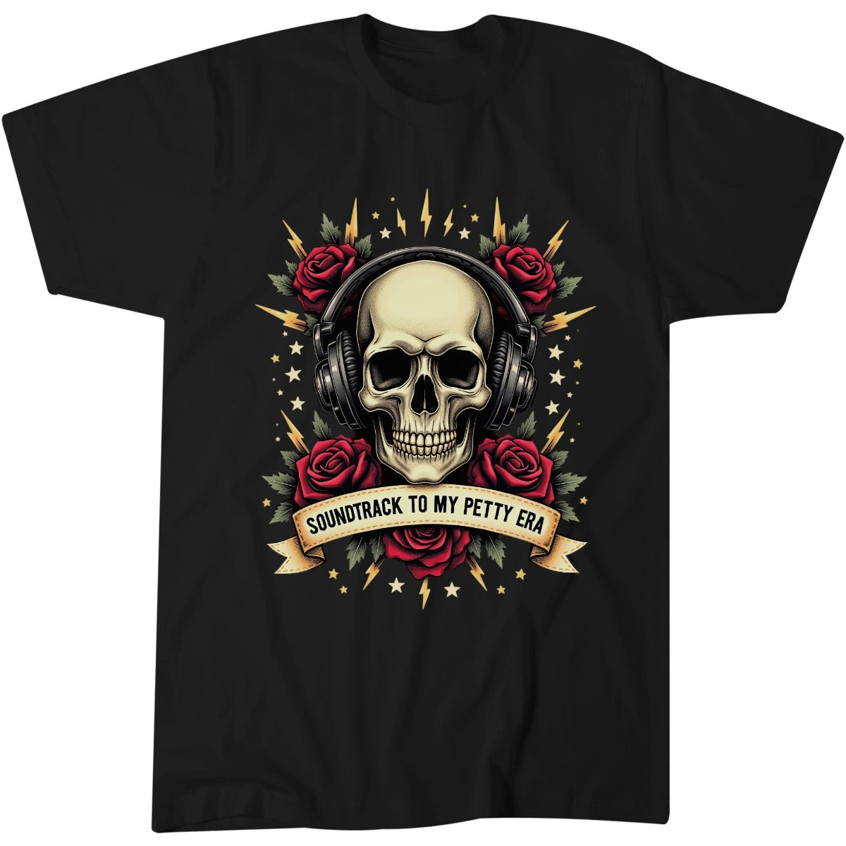 Soundtrack To My Petty Era Shirt, Pub Lover Gift Tee, Darkly Funny T-Shirt