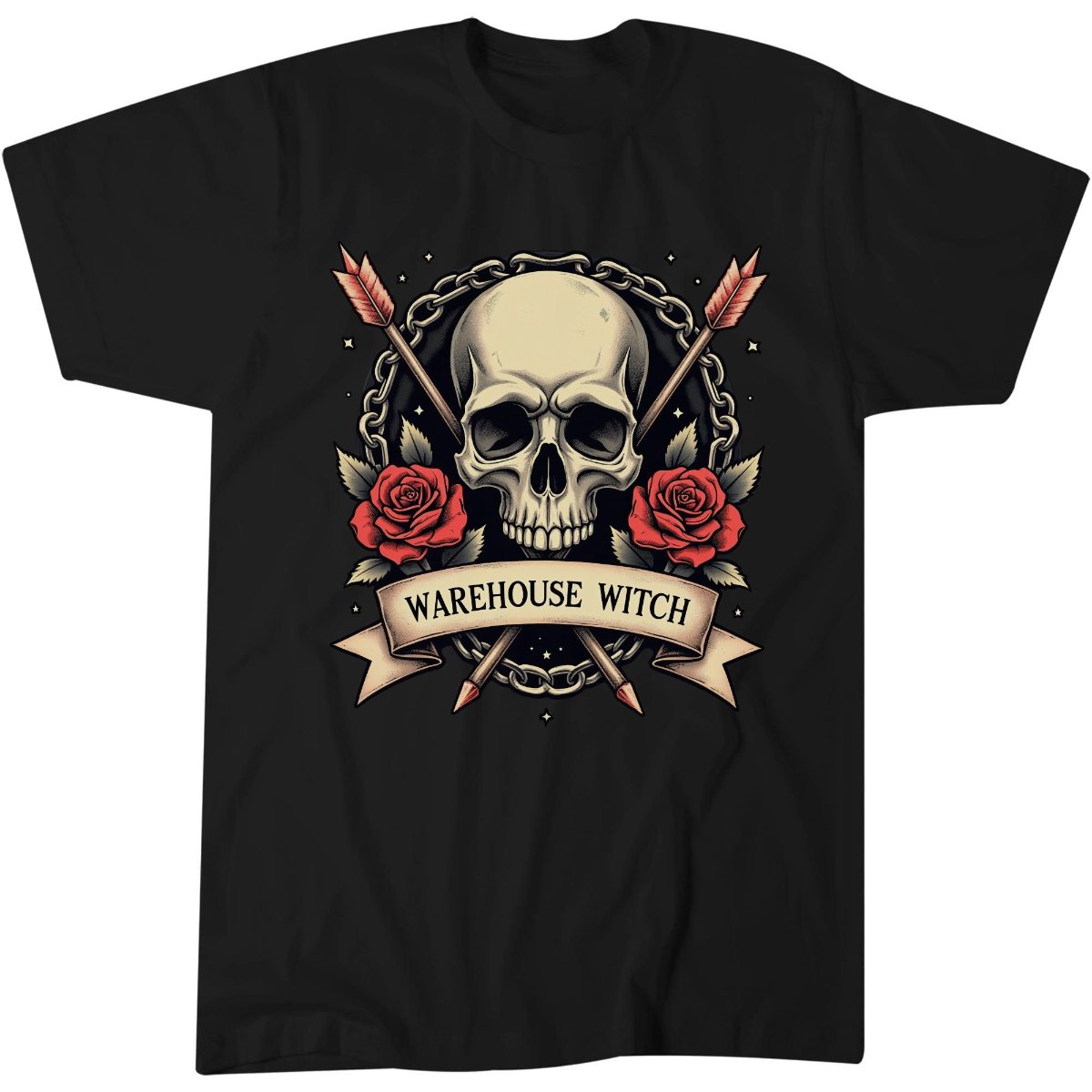 Warehouse Witch Shirt, Pub Lover Gift Tee, Dark Gothic T-Shirt