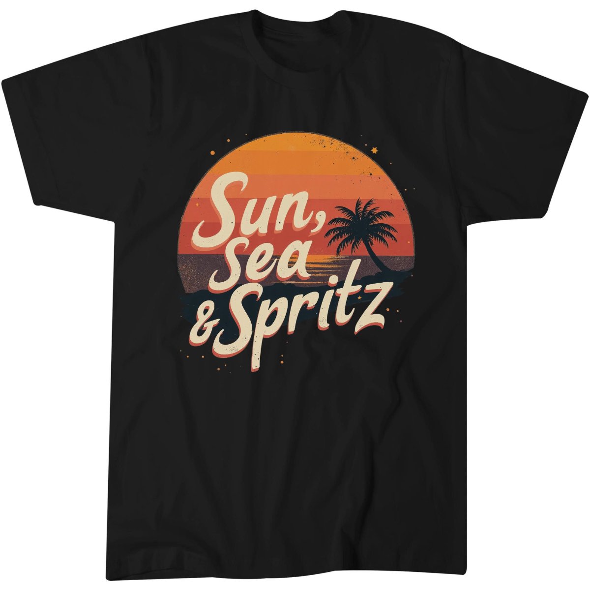 Girls Trip Shirt, Summer Vacation Gift Tee, Vintage Sunset T-Shirt 2