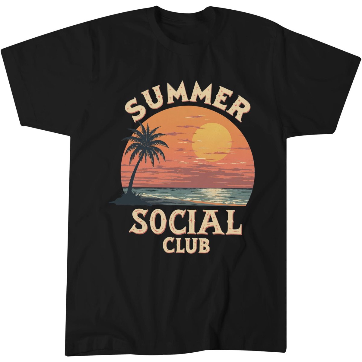 Girls Trip Shirt, Summer Social Club Tee, Vintage Sunset T-Shirt