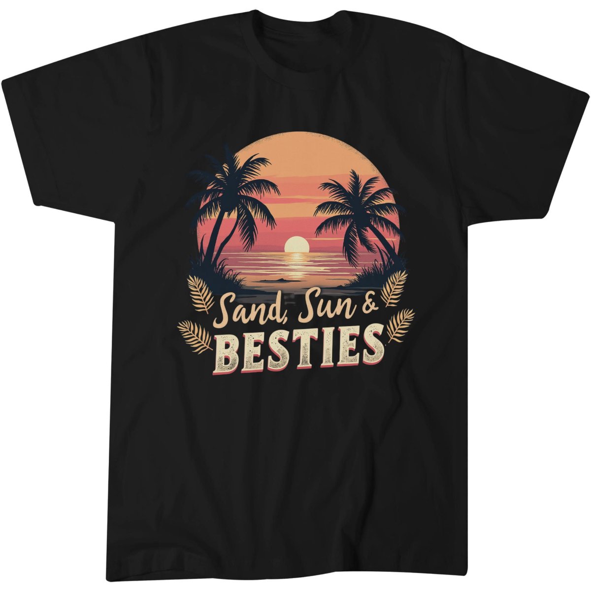 Besties Girls Shirt, Beach Vacation Sunset Lover Gift Idea T-Shirt 11