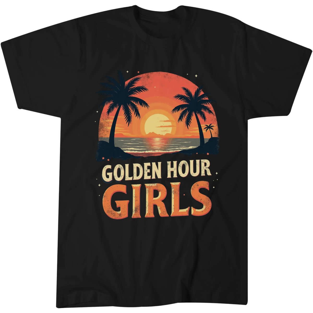 Golden Hour Girls Shirt, Beach Vacation Sunset Lover Gift Idea T-Shirt 12