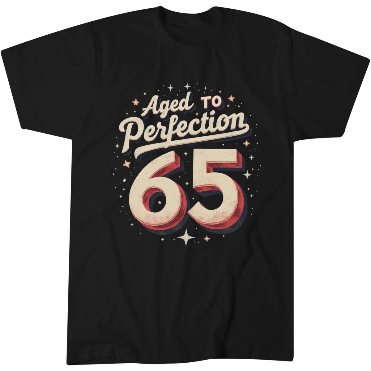 Aged To Perfection 65 Shirt, Vintage Birthday Gift Tee, Retro Birthday T-Shirt