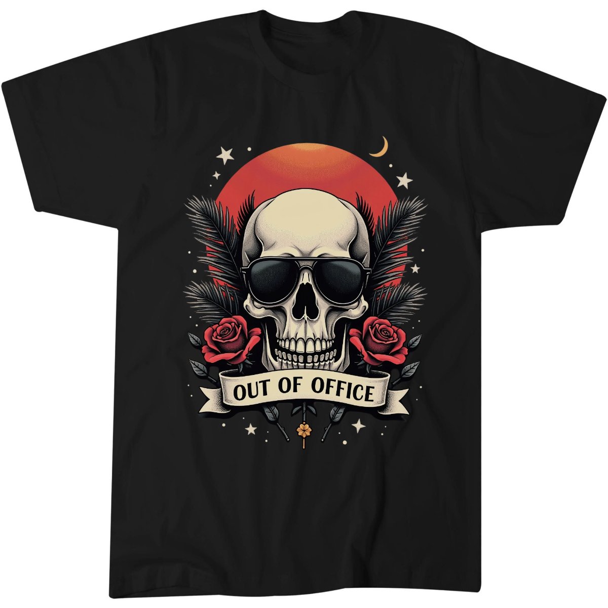 Out Of Office Shirt, Office Worker Humor Birthday Gift Tee, Vintage T-Shirt