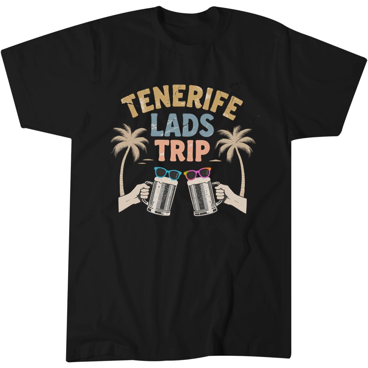 Tenerife Lads Trip Shirt, Vacation Traveler Gift Tee, Vintage Holiday T-Shirt
