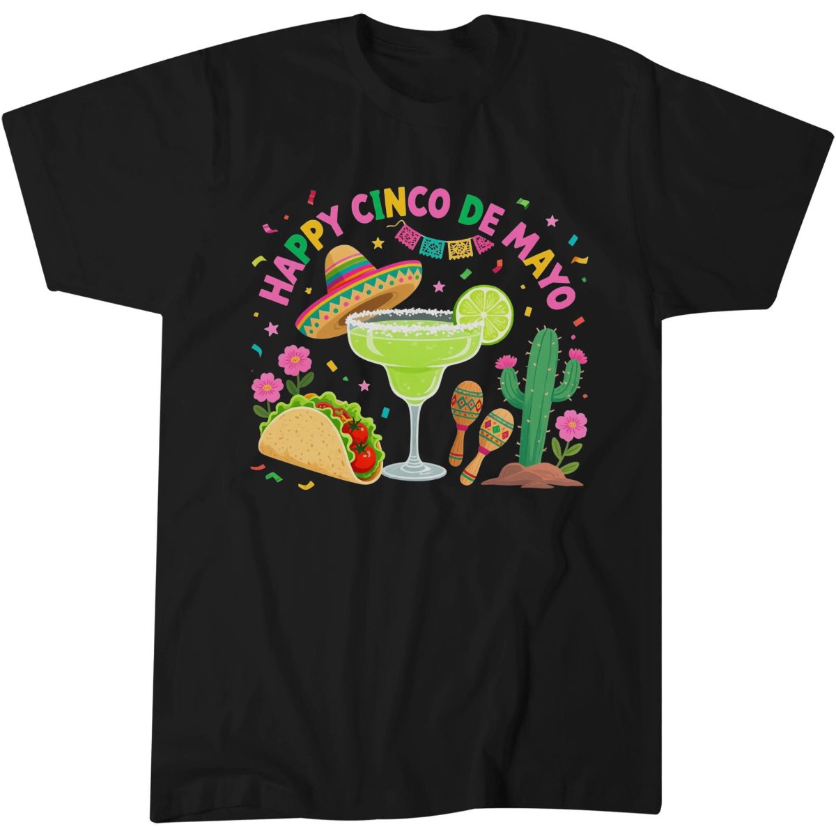 Happy Cinco De Mayo Shirt, Birthday Party Gift Tee, Festive T-Shirt