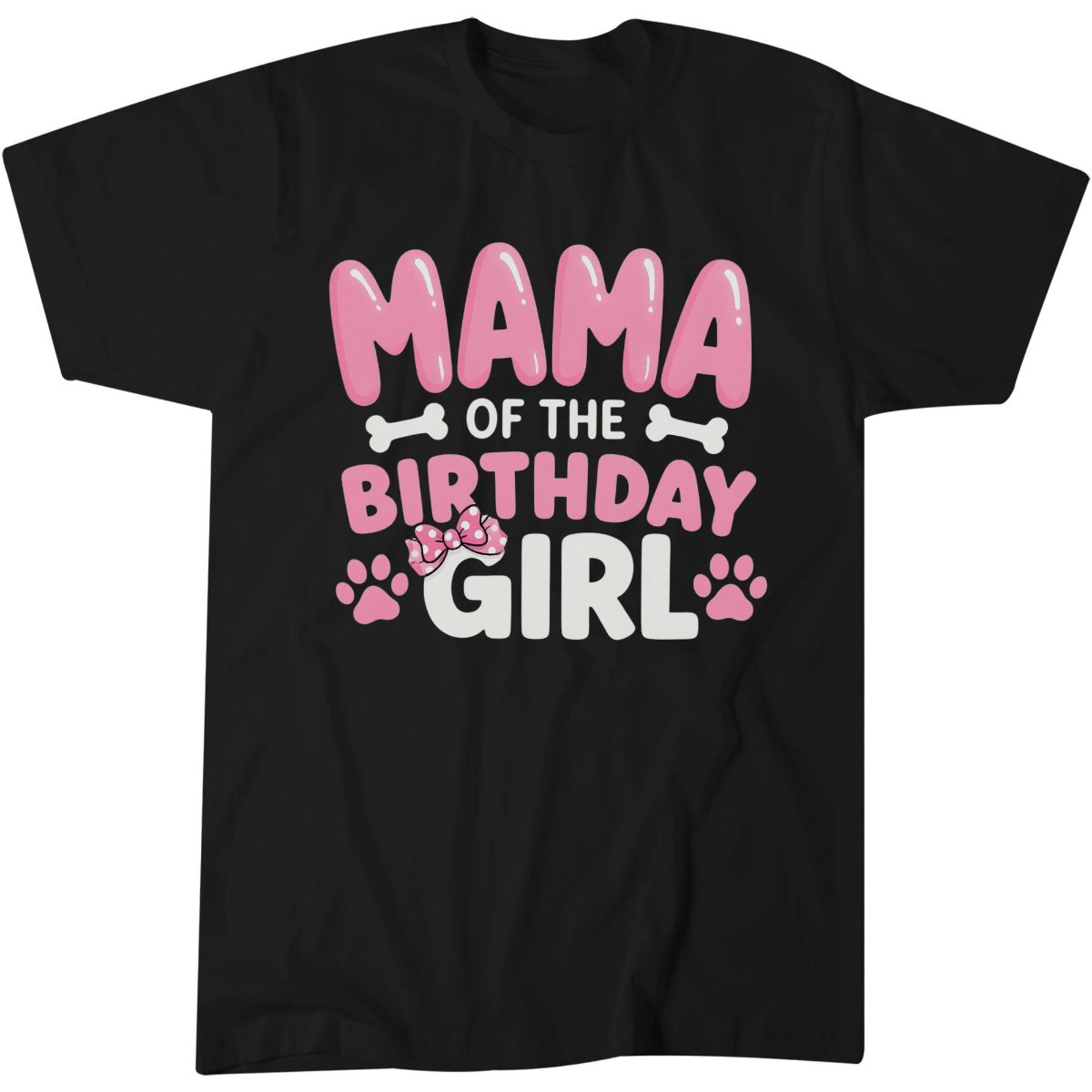 Mama Of The Birthday Girl Shirt, Mom Birthday Gift Idea Tee, Cute Mom T-Shirt
