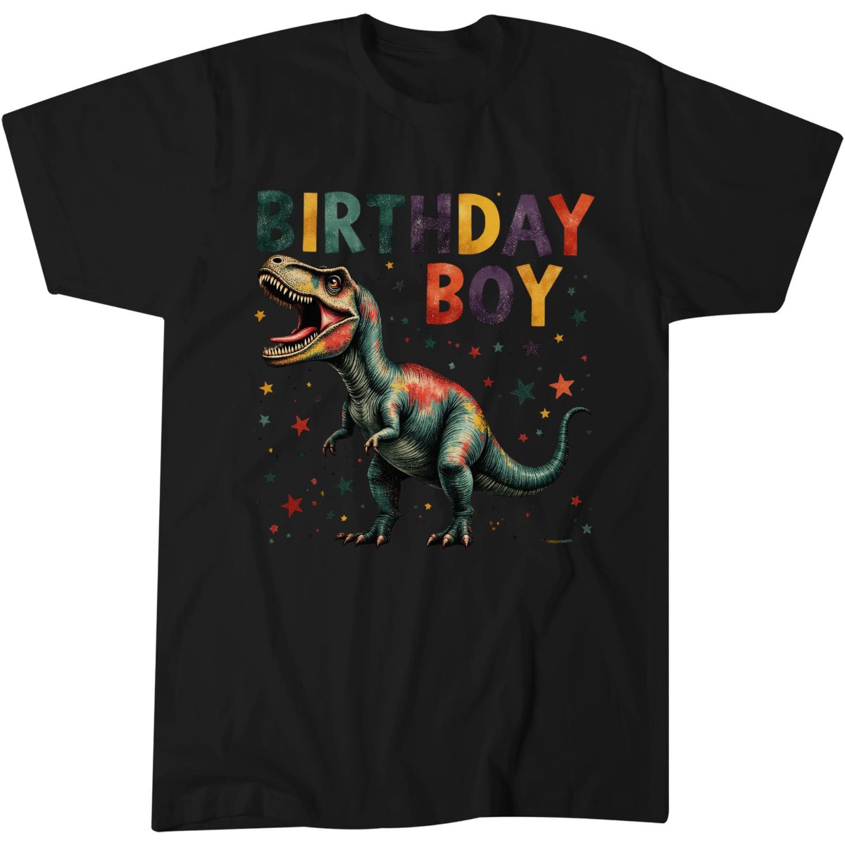 Tyrannosaurus Rex Shirt, Kids Birthday Party Gift Tee, Energetic Dino T-Shirt