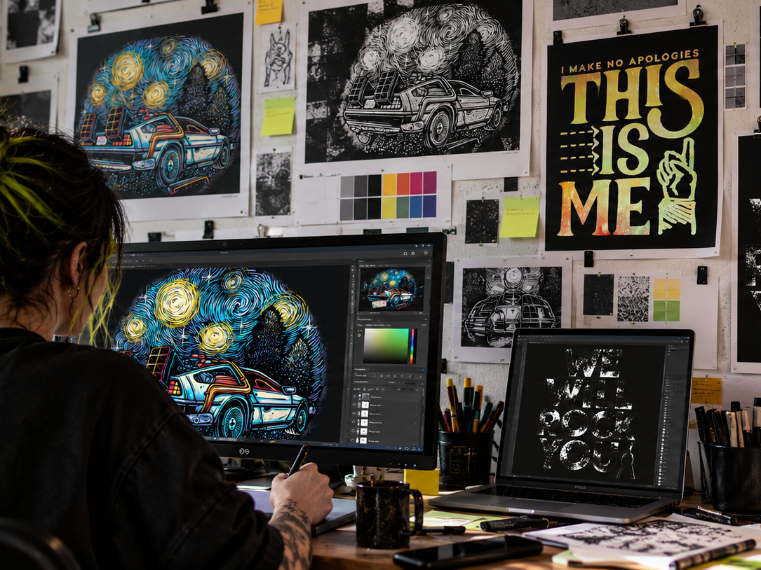 Inside the The PNG Shop design studio